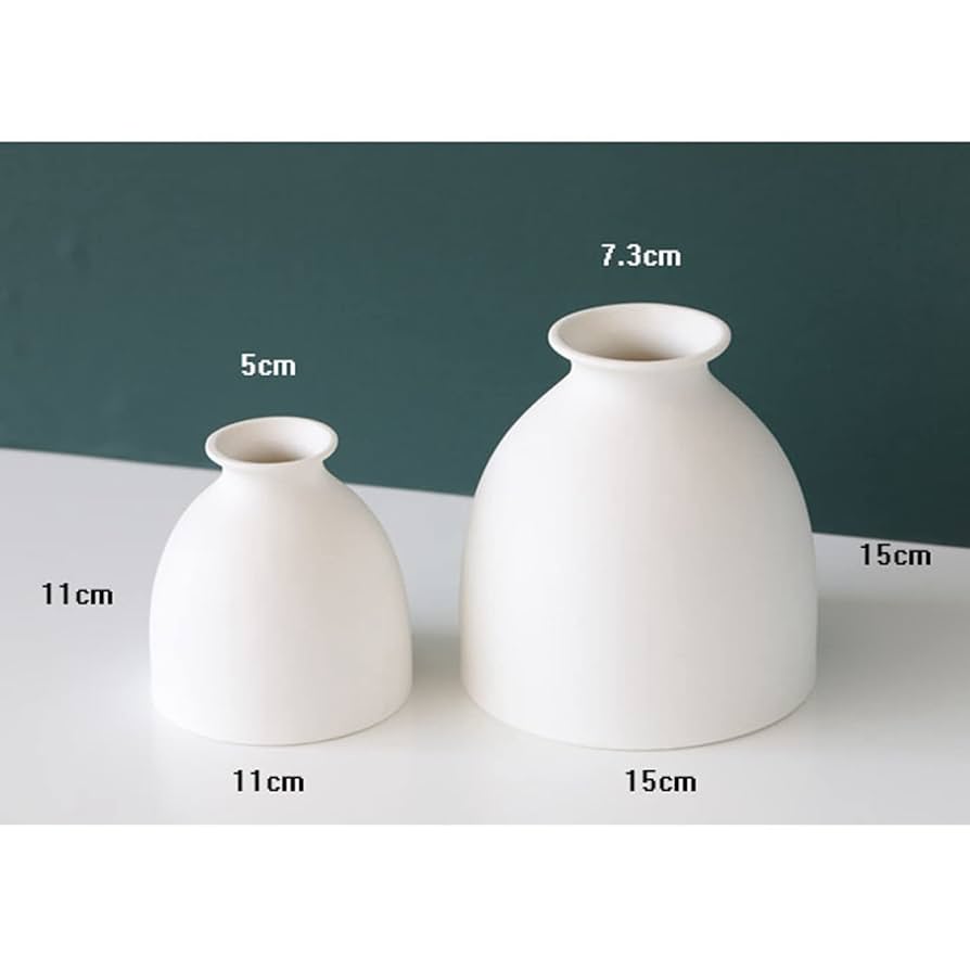 陶器製花瓶 白と茶色 花瓶 陶器 シンプル おしゃれ sobre L 高さ41cm 陶器花瓶 和風